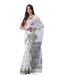 Printed Handloom Cotton Saree