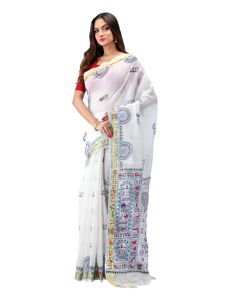 Soft Jamdani Cotton Saree