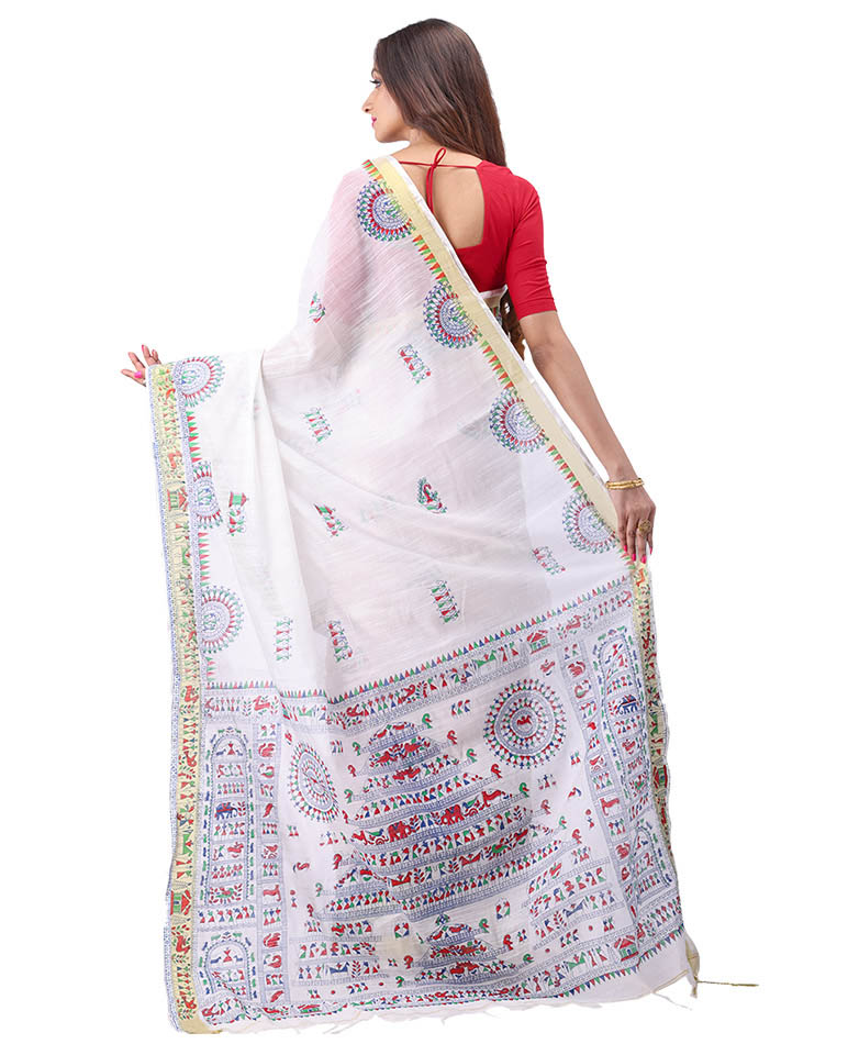 Soft Jamdani Cotton Saree