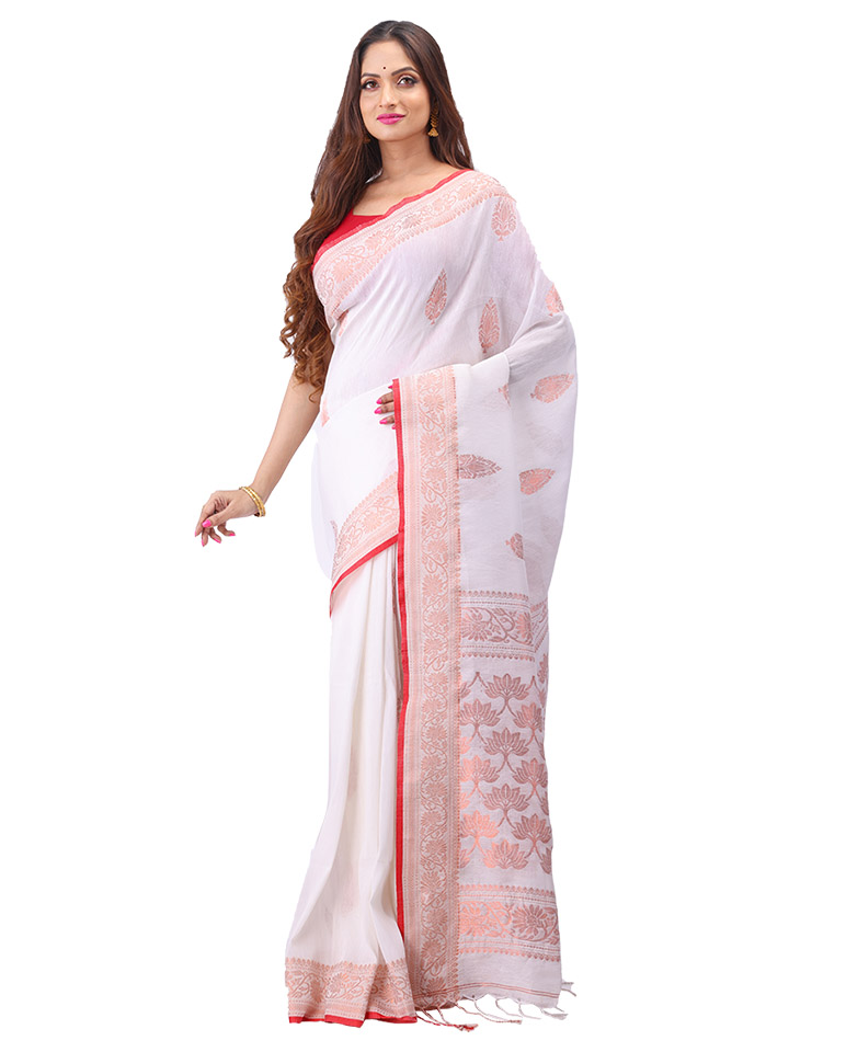 Cotton Linen Saree
