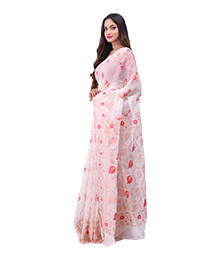 Handloom Jamdani Cotton Silk Saree