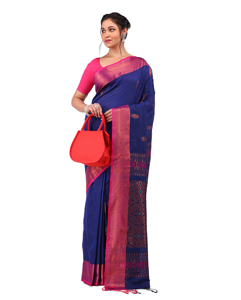 Handloom Ikkat Tasar Saree