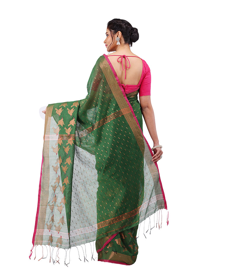 Handloom Bird Saree