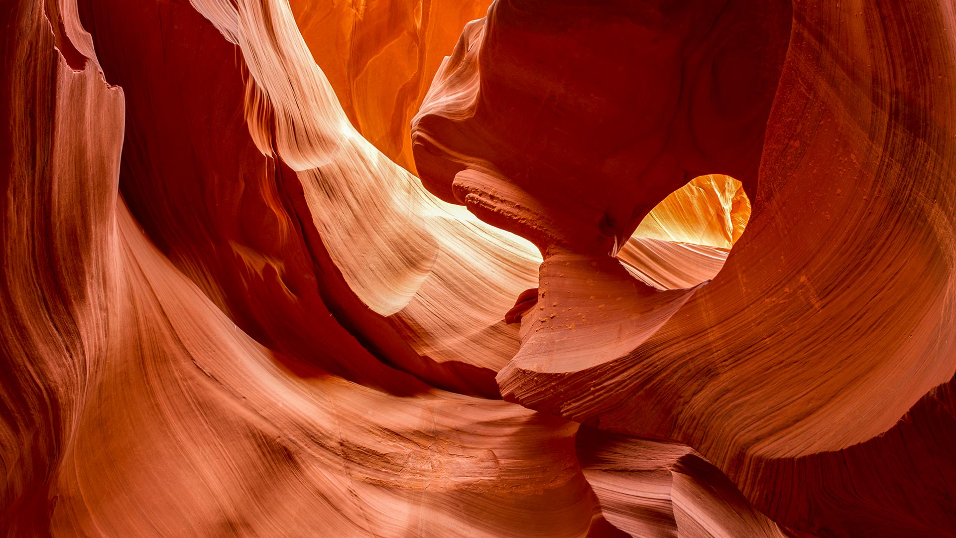 Antelope Canyon on the Navajo Nation, east of Page, Arizona, United States (© Mark Skalny/Getty Images)