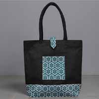 Jute Beach & Shopping Tote Bag