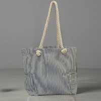 Personalized Canvas Beach Tote