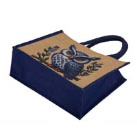 New Printed Jute Shopping Bag