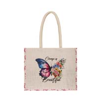 Sustainable Jute Tote Bag | Eco-Friendly Shopping & Gifts