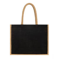 Personalized Jute Beach Tote Bag - Large Capacity (thumb) - 3