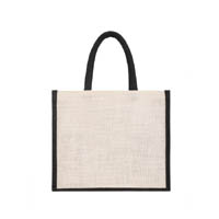 Eco-Friendly Natural Jute Tote Bag with Cotton Handles (thumb) - 3