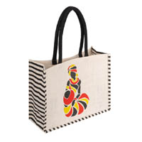 Custom Natural Jute Shopping Bags