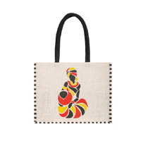 Custom Natural Jute Shopping Bags