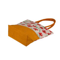 Customized Reusable Jute Tote Shopping Bag With Webbing Tape Handle (thumb) - 3