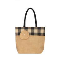 Custom Design Large Jute Burlap Shopping Beach Tote Bag 