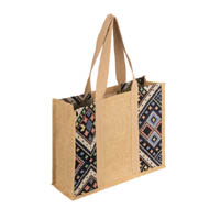 Laminated Jacquard Tote Bag | Reusable Shopping Bag