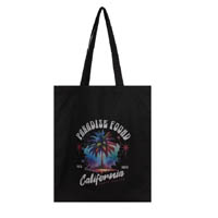 Custom Black Cotton Shopping Bag | Eco-Friendly & Reusable