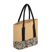 Custom Large Jute Tote Bag for Shopping & Beach