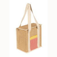 Custom Sustainable Eco Friendly 100% Recycled Natural Jute Lunch Bags