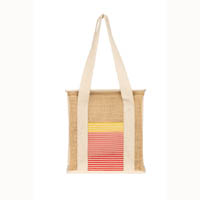 Custom Sustainable Eco Friendly 100% Recycled Natural Jute Lunch Bags